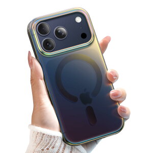 �y���������zJETech iPhone 14/17 Air /17 Pro Max�p ���F�P�[�X MagSafe�Ή� ���킢�� ���j�[�N �������f�U�C�� �J���t���Ȍu�� �������o�b�N �ϏՌ��X�}�z�J�o�[ �F�F���F�u���b�N�A�T�C�Y�FiPhone 17 Pro