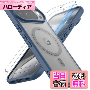 �y���������zGreerass Phone �P�[�X MagSafe �Ή� �F�F�u���[�A�T�C�Y�FGoogle Pixel 10/10 Pro �Ή� �ی�P�[�X