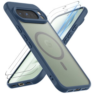 �y���������zGreerass Phone �P�[�X MagSafe �Ή� �F�F�u���[�A�T�C�Y�FGoogle Pixel 10 Pro XL �Ή� �ی�P�[�X