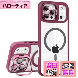 �y���������zKanyaku �p�̃P�[�X MagSafe�Ή� �����Y�ی� �X�^���h �X�g���b�v�z�[���t�� �F�F���b�h�A�T�C�Y�Fiphone17promax