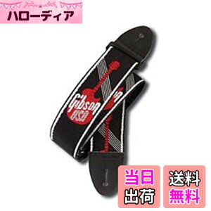 �y���������z�M�u�\�� GIBSON ASGG-600 2 Woven Strap with Gibson Logo-Red �M�^�[�X�g���b�v �F�F���b�h�A�T�C�Y�F������