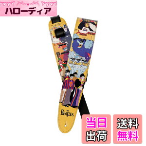 �y���������zPlanet Waves by D'Addario �v���l�b�g�E�F�[�u�X �M�^�[�X�g���b�v The Beatles Guitar Strap 25LB �y�������K�i�z �F�FYellow Submarine�A�T�C�Y�F36 inches