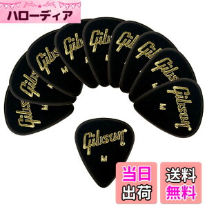 �y���������zGibson �s�b�N �e�B�A�h���b�v MEDIUM-BLK x10���Z�b�g �F�F�u���b�N