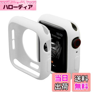 �y���������z�Ή�Apple Watch SE/SE2/6/5/4 40mm��p�P�[�X �A�b�v���E�H�b�`�V���[�Y 6 �X�N���u�J�o�[ �V���v�� �V���R���ގ� TPU�f�� �C�菝�h�~ �h�Ռ� �S�ʕی� Apple Watch 4 �ی�J�o�[�i�u���b�N