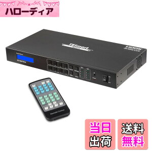 �y���������zTESmart HDMI �}�g���b�N�X 4K EDID�@�\ ��PC���� HDMI �ؑ֊� �F�FBlack