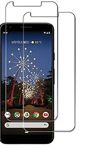 �y���������z�y2���Z�b�g�zGoogle Pixel 3A �����K���X�t�B���� �t���ی� ��ʕی� �K���X�J�o�[ ���{�f�ސ� �ɔ�0.33mm �����ߗ� �ώw�� ������ 2.5D ���E���h�G�b�W���H �d�x9H �����z���y�����z