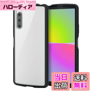 �y���������z�G���R�� Xperia 10 IV (SO-52C SOG07 A202SO) �P�[�X �J�o�[ �ϏՌ� �d�x8H �F�F�u���b�N