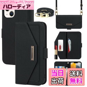 �y���������zCross pattern Wallet leather case for iPhone13 Mini �F�F����t��-�u���b�N�A�T�C�Y�FiPhone 13 Mini