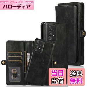 �y���������zfor Galaxy S22 Many Card Slots 2in1 Detachable Wallet Case �F�F�u���b�N�A�T�C�Y�FGalaxy A52 5G
