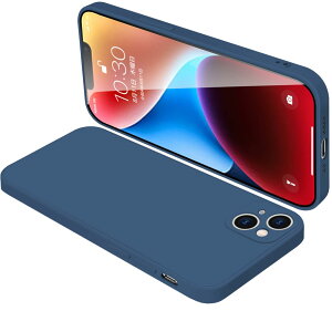 �y���������zIPhone �P�[�X �V���R�� �A�C�t�H�� �J�o�[ �X�}�z�P�[�X �S�ʕی� �ϏՌ� �t�� �V���R�� ���^ �X�g���b�v�z�[���t�� ����~�� �����h�~ �F�F�u���[�A�T�C�Y�FiPhone 13 Mini