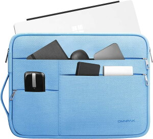 �y���������zOmnpak 12.9�C���` Surface Pro 11/10/9 �p�\�R���P�[�X�K�p Surface Laptop Go 3 / Microsoft Surface Pro8 /X /7 /6 /5 �Ή� 360°�ی� �ϏՌ� �������H PC���ӏ������[ �F�F�u���[�A�T�C�Y�FSurface Pro11/10/9/