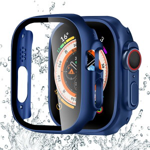�y���������zBELIYO �Ή� Apple Watch �P�[�X Series 11/10/9/8/7/SE3/SE2/SE/6/5/4/3/2/1 Ultra 3/2/1 �A�b�v���E�H�b�` �J�o�[ �K���X�t�B���� ��̌^ Apple Watch �J�o�[ PC�f�� �y�� ���{���Ɏq�� ��d�\�� �A�b�v