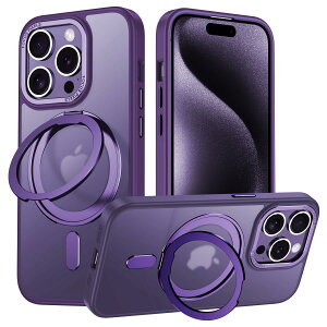 �y���������ziPhone 15 Pro Max �K�p �P�[�X Magsafe�Ή� �A�C�t�H��15�v���}�b�N�X �J�o�[ 360°��]�X�^���h Uovon �X�}�z�P�[�X �A�C�z�� 15promax �g�уP�[�X ���C�����X�[�d �ԍڃz���_�[ �Ή� �X�g