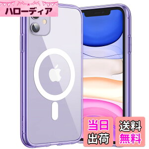 �y���������zJETech iPhone 11 �}�O�l�b�g�P�[�X (6.1�C���`�p) MagSafe ���C�����X�[�d�Ή��Ռ��z���o���p�[�J�o�[ �����h�~�����o�b�N �F�F�f�B�[�v�p�[�v��