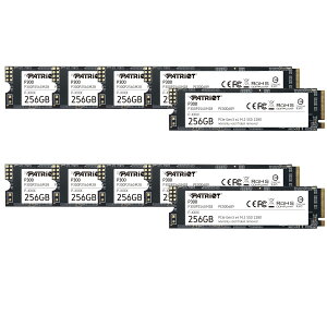 �y���������zPatriot P300 Internal SSD - NVMe PCIe Gen 3x4 - M.2 2280-10 Pack Parent �F�F�u���b�N�A�T�C�Y�F256GB 10 Pack