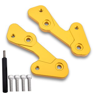 �y���������zLEDISHUN �o�b�N�X�e�b�v �A�W���X�^�[ 30mm �A�b�v 25mm �o�b�N �J���T�L ZX-25R(2020-2023) ZX-4R ZX-4RR (2023+)�ɓK�p �F�F�S�[���h