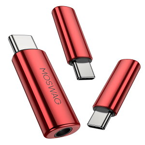 �y���������zMOSWAG USB C����3.5mm�w�b�h�t�H���W���b�N�A�_�v�^�A�I�[�f�B�I�h���O���AUSB C����⏕�I�[�f�B�I���������A�_�v�^�A�T���X���M�����N�V�[S23 S22 S21 S20 S10 Plus�A�E���g��S21�A�s�N