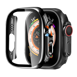 �y���������zBELIYO �Ή� Apple Watch �P�[�X Series 11/10/9/8/7/SE3/SE2/SE/6/5/4/3/2/1 Ultra 3/2/1 �A�b�v���E�H�b�` �J�o�[ �K���X�t�B���� ��̌^ Apple Watch �J�o�[ PC�f�� �y�� ���{���Ɏq�� ��d�\�� �A�b�v