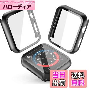 �y���������zSmilelane�y2�z�Ή� Apple Watch Series 4/5/6/SE/7/8/9/10 �p �P�[�X, PC�f�� ��̌^ �K���X�P�[�X Series 4/5/6/SE/7/8/9/10 �ی�J�o�[ �F�F�u���b�N�A�T�C�Y�F41mm