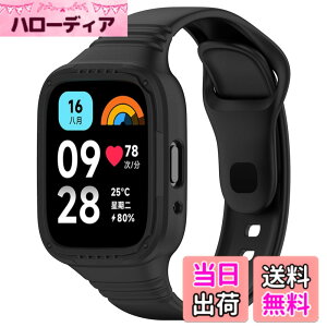�y���������z[Comtax] �V���R���o���h for Xiaomi Redmi Watch 3 Active �o���h �����p�X�g���b�v �X�|�[�c�o���h ��̌^�o���h �����x���g �_�炩�� ���߉\ Xiaomi Redmi Redmi Watch3 lite �p �F�F�u���b�N