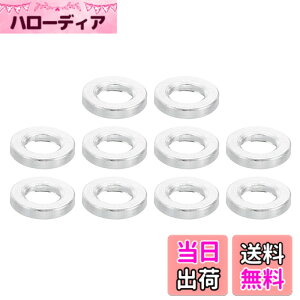 �y���������zPATIKIL �A���~�X�y�[�T�[ �Z�b�g ���^���X�y�[�T�[ �A���~�j�E�� �A���~�X�y�[�T�[�X�N�����[�X�^���h�I�t ���E���h�^�C�v �F�FWashers�A�T�C�Y�F3.1mm ID x 6mm OD x 1mm L