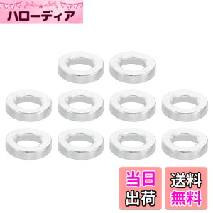 �y���������zPATIKIL �A���~�X�y�[�T�[ �Z�b�g ���^���X�y�[�T�[ �A���~�j�E�� �A���~�X�y�[�T�[�X�N�����[�X�^���h�I�t ���E���h�^�C�v �F�F�V���o�[�A�T�C�Y�F3.1mm ID x 6mm OD x 1.5mm L