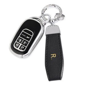 �y���������z[YANMW] N-BOX �J�X�^�� JF5 JF6 �L�[�P�[�X �K���z���_ �V�^�X�e�b�v���S�� �L�[�J�o�[ NBOX JF5 JF6 �V�r�b�N ZR-V ���F�[�� �L�[�z���_�[ �F�F�V���o�[�u���b�N�A�T�C�Y�F�L�[�P�[�X