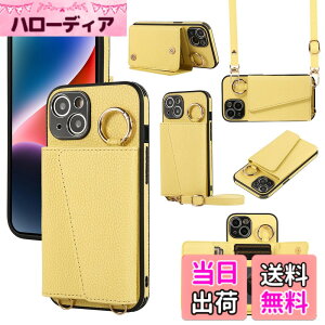 �y���������zXKringCKPTcs Wallet Case for iPhone 13 �F�F�C�G���[�A�T�C�Y�FiPhone 13