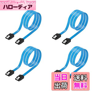 �y���������zSuptopwxm SATA �P�[�u���i�X�g���[�g�^�j4�{�Z�b�g - 6 Gbps�Ή� ���b�`�t�� SSD��HDD���ݗp SATA3 �V���A�� ATA3 - ���b�h �F�F�u���[�A�T�C�Y�F1m