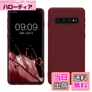 �y���������zkwmobile �X�}�z�P�[�X Samsung Galaxy S10�Ή� �P�[�X - �ϏՌ� ����~�� �\�t�g TPU �V���R�� - ���F �F�F�{���h�[�o�C�I���b�g