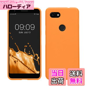 �y���������zkwmobile �X�}�z�P�[�X Google Pixel 3a�Ή� �P�[�X - �ϏՌ� ����~�� �\�t�g TPU �V���R�� - ���F �F�F�t���[�e�B�[ �I�����W