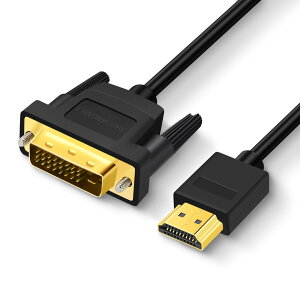 �y���������zSHULIANCABLE HDMI-DVI �ϊ��P�[�u�� �o���� DVI-D 24+1 �I�X - HDMI �I�X �T�|�[�g 1080P �t�� HD Raspberry Pi�ARoku�AXbox One�APS4 PS3�A�O���t�B�b�N�J�[�h �T�C�Y�F5M