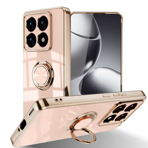 �y���������zLuFiYa �P�[�X �����O�t�� �J�o�[ TPU�f�� �X�^���h�@ �X�}�z�P�[�X �y�� �ϏՌ� ���� �C�菝�h�~ �����h�~ �ԍڃz���_�[ 360°��] �P�[�X �F�F�s���N�A�T�C�Y�FXiaomi 14T Pro