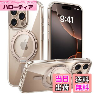�y���������ziPhone 16 Pro �p �P�[�X Magsafe�Ή� �A�C�t�H��16�v�� �J�o�[ 360°��]�X�^���h Uovon �X�}�z�P�[�X �A�C�z�� 16pro �g�уP�[�X ���C�����X�[�d �ԍڃz���_�[ �Ή� �X�g���b�v���t�� ��