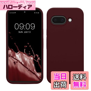�y���������zkwmobile �X�}�z�P�[�X Google Pixel 9a�Ή� �P�[�X - TPU ���L�b�h �V���R�� �J�o�[ - �ϏՌ� ���h�~ �T���T�� Case �F�F�{���h�[�o�C�I���b�g�A�T�C�Y�FPixel 9a
