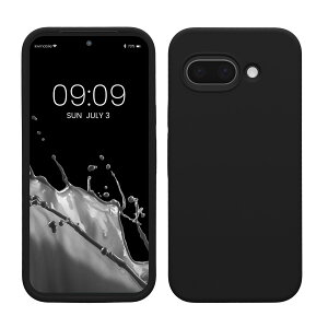 �y���������zkwmobile �X�}�z�P�[�X Google Pixel 9a�Ή� �P�[�X - TPU ���L�b�h �V���R�� �J�o�[ - �ϏՌ� ���h�~ �T���T�� Case �F�F�u���b�N�A�T�C�Y�FPixel 9a