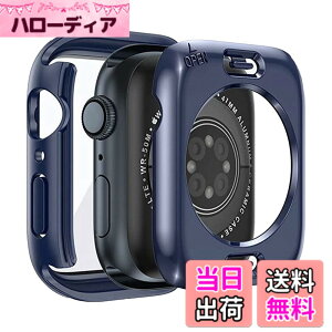 �y���������zBELIYO �Ή� Apple Watch �P�[�X Series 11/10/9/8/7/SE3/SE2/SE/6/5/4/3/2/1 Ultra 3/2/1 �A�b�v���E�H�b�` �J�o�[ �K���X�t�B���� ��̌^ Apple Watch �J�o�[ PC�f�� �y�� ���{���Ɏq�� ��d�\�� �A�b�v