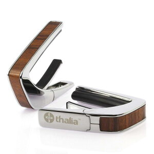 �y���������z�^���A �J�| Thalia Capos Exotic Wood Series �M�^�[ 12�C���`�t���b�g�p�b�h�t�� �F�FSantos Rosewood / Chrome