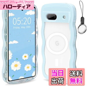 �y���������zHILEGENER Google Pixel �P�[�X MagSafe�Ή� �N���A �\�t�gTPU�J�o�[ ���킢�� �g��t���[�� ���˂��� �O�[�O�� �s�N�Z��6.1�C���`�p����~�� �X�}�z�P�[�X�E�F�[�u �f�U�C�� ��Ƀt�B�b