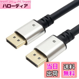 �y���������z�z�[���b�N Displayport�P�[�u�� �F�F�V���o�[�A�T�C�Y�F5m