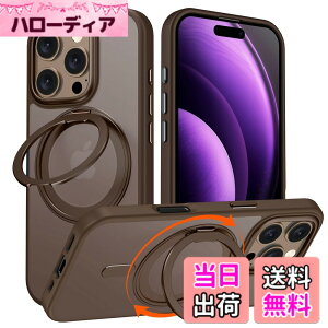 �y���������ziPhone 16 Pro �p �P�[�X Magsafe�Ή� �A�C�t�H��16�v�� �J�o�[ 360°��]�X�^���h Uovon �X�}�z�P�[�X �A�C�z�� 16pro �g�уP�[�X ���C�����X�[�d �ԍڃz���_�[ �Ή� �X�g���b�v���t�� ��