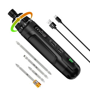 �y���������zCVVITOO �d���h���C�o�[ 3.6V �R�[�h���X �h���C�o�[�L�b�g �d���g���N 6N.m �蓮 20N.m ���� USB Type-C �[�d�� �ƒ�p ���^�Ƌ� �g�ݗ��� �C�� DIY �F�F���A�T�C�Y�F���^