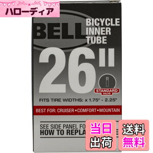 �y���������zBell Sports7015384Premium Quality Rubber Bicycle Tube-26 UNIVERSAL INNER TUBE (���s�A���i) �T�C�Y�F26x1.75-2.25 Schrader