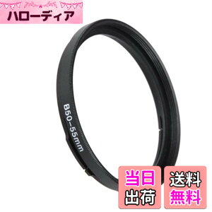�y���������zFotodiox �o���l�b�g �X�e�b�v�A�b�v �t�B���^�[ �A�_�v�^�[ �����O �n�b�Z���u���b�h�p�A�z�Ɏ_���u���b�N���^���t�B���^�[�A�_�v�^�[�����O �F�F�u���b�N�A�T�C�Y�F50-55mm