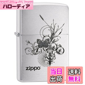 �y���������zZIPPO�i�W�b�|�[�j24800 Butterfly-Artsy Design ��/�`���E �u���b�V���N���[��/����� ZIPPO ���S FULL SIZE ZIPPO LIGHTER/�W�b�|���C�^�[[���s�A���i] �F�F�V���o�[