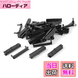 �y���������zuxcell IDC�R�l�N�^�w�b�_ IDC�s���w�b�_ FC-26P 26�s�� 2.54mm �s�b�` 15���� �F�F�u���b�N