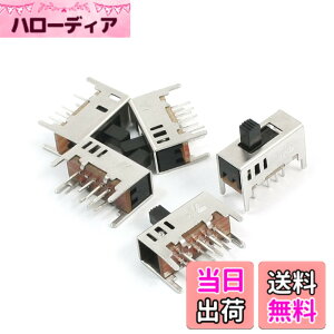�y���������zuxcell �X���C�h�X�C�b�` �N���j�[�NDC50V 0.5A 8�s�� PCB3�|�W�V����DP3T����
