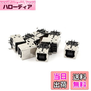 �y���������zuxcell PCB �}�E���g U S B 2.0 �^�C�v B �|�[�g 4 �s�� ���X �X�g���[�g �͂� �W���b�N �\�P�b�g �v�����^�[ �R�l�N�^ �A�_�v�^ 8�� �V���o�[ �g�[�� �F�F�V���o�[