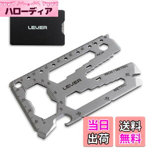 �y���������zLever Gear �c�[���J�[�h 40�� �J�[�h�^�C�v �}���`�c�[�� ���\�c�[�� �c�[���Z�b�g TSA���F (�V���o�[)
