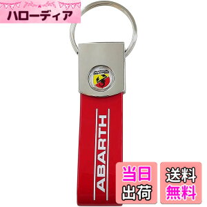 �y���������zABARTH �A�o���g ���� FIAT �t�B�A�b�g �C�^���A �A�N�Z�T���[ �L�[�z���_�[ keyholder MADE IN ITALY (���b�h) S [���s�A���i] �F�F���b�h�A�T�C�Y�F�� 9 cm x 3.5 cm
